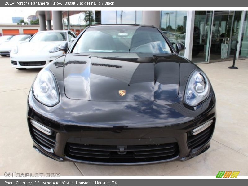 Basalt Black Metallic / Black 2014 Porsche Panamera Turbo