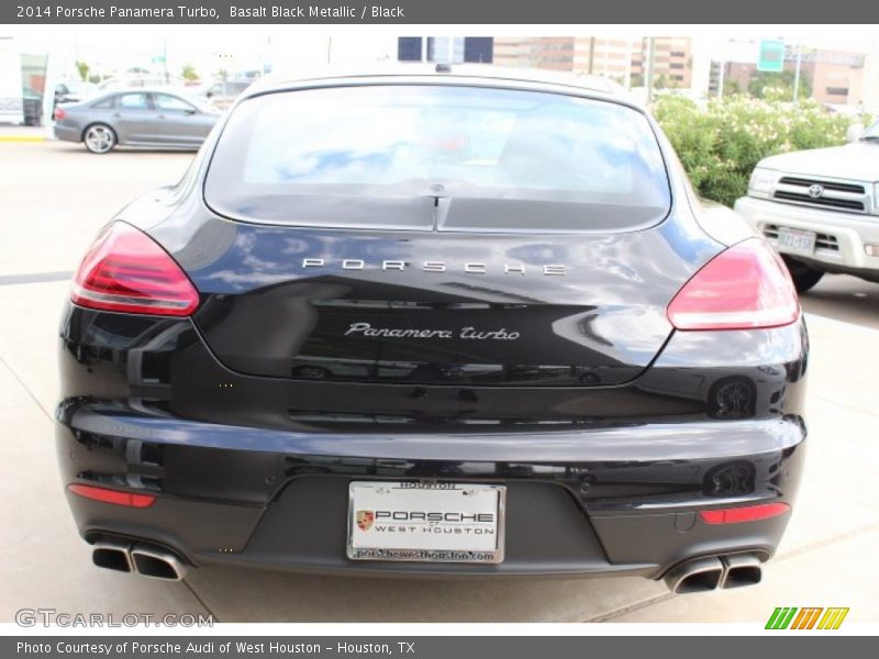 Basalt Black Metallic / Black 2014 Porsche Panamera Turbo