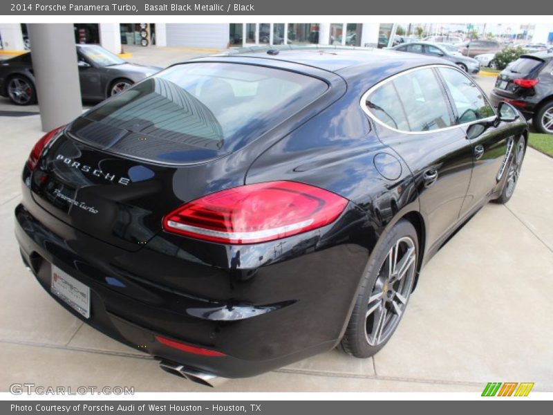 Basalt Black Metallic / Black 2014 Porsche Panamera Turbo