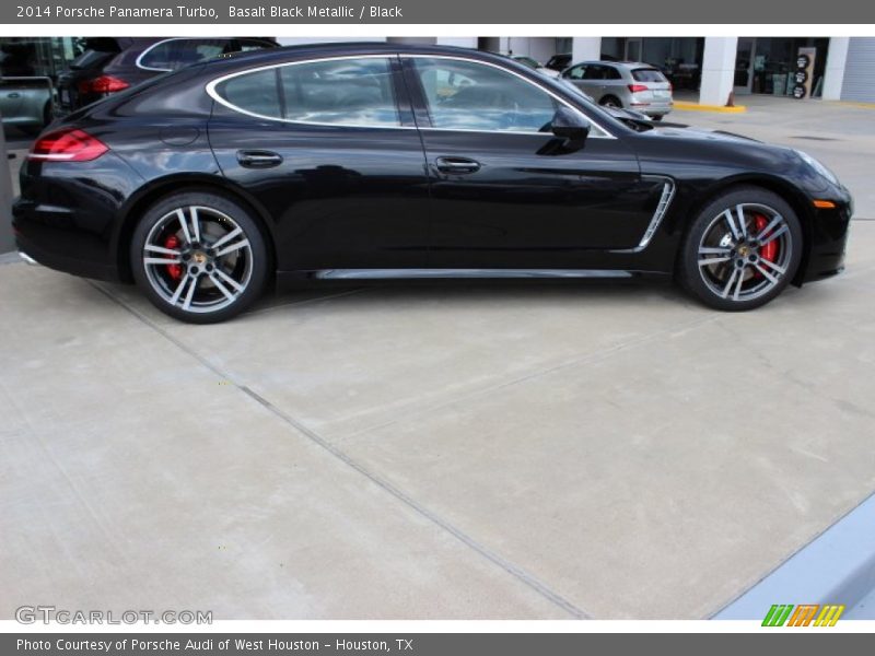 Basalt Black Metallic / Black 2014 Porsche Panamera Turbo