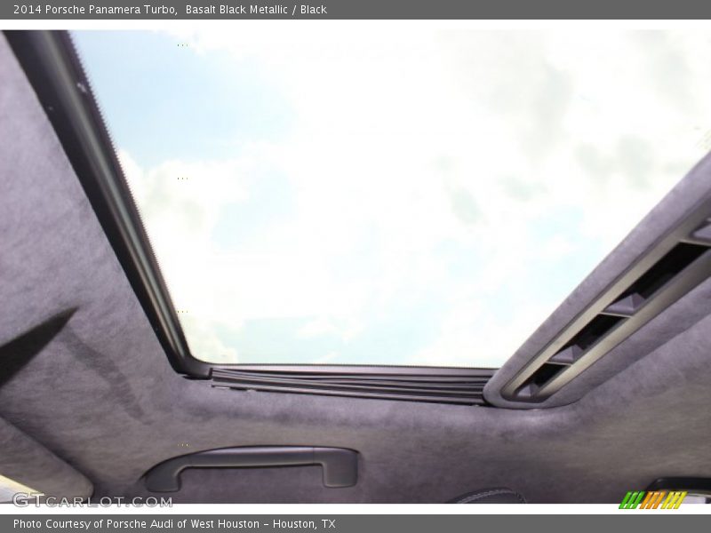 Basalt Black Metallic / Black 2014 Porsche Panamera Turbo