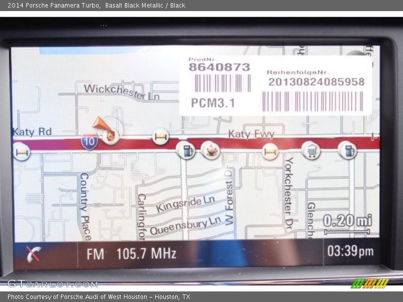 Basalt Black Metallic / Black 2014 Porsche Panamera Turbo