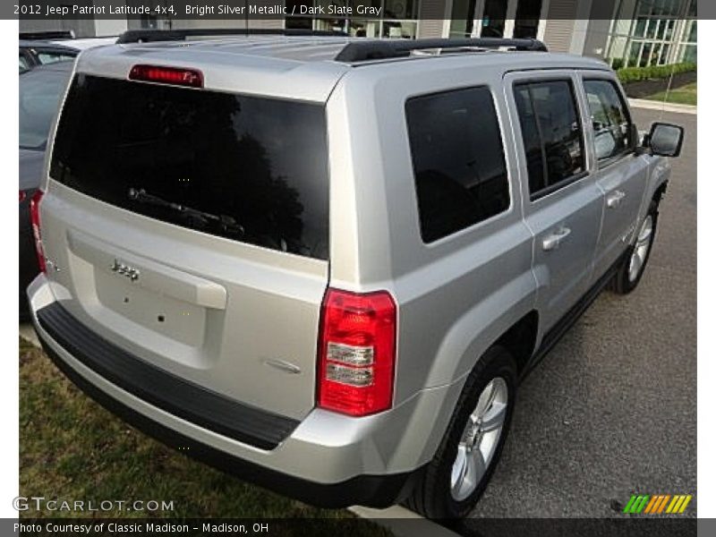 Bright Silver Metallic / Dark Slate Gray 2012 Jeep Patriot Latitude 4x4