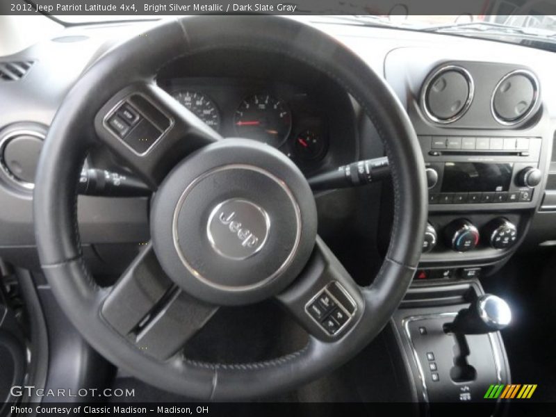 Bright Silver Metallic / Dark Slate Gray 2012 Jeep Patriot Latitude 4x4