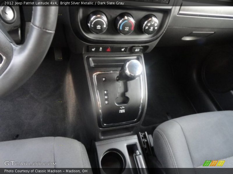 Bright Silver Metallic / Dark Slate Gray 2012 Jeep Patriot Latitude 4x4