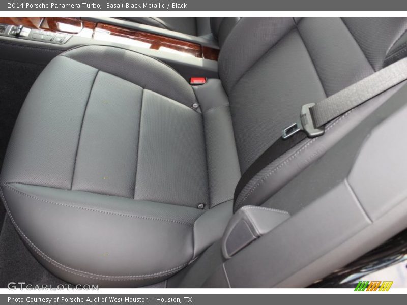 Basalt Black Metallic / Black 2014 Porsche Panamera Turbo