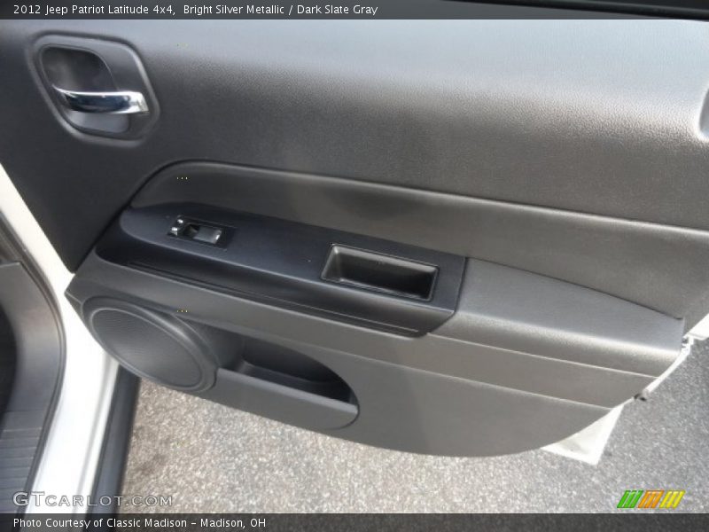 Bright Silver Metallic / Dark Slate Gray 2012 Jeep Patriot Latitude 4x4