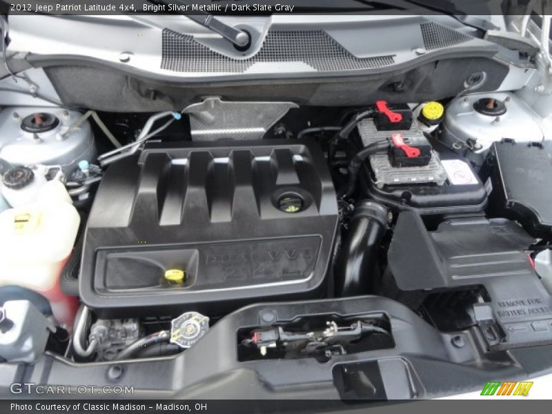 Bright Silver Metallic / Dark Slate Gray 2012 Jeep Patriot Latitude 4x4