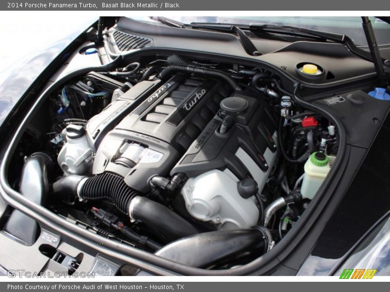 Basalt Black Metallic / Black 2014 Porsche Panamera Turbo