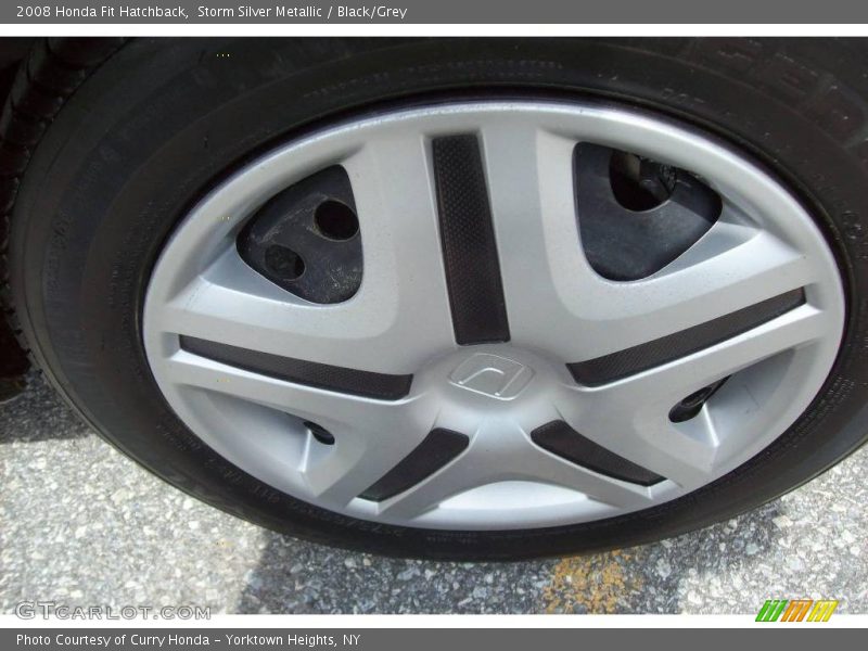 Storm Silver Metallic / Black/Grey 2008 Honda Fit Hatchback