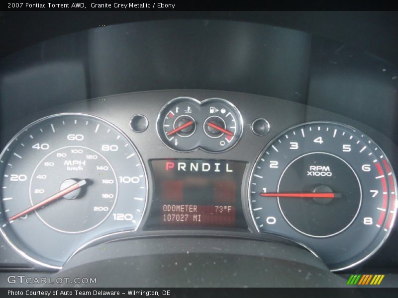 Granite Grey Metallic / Ebony 2007 Pontiac Torrent AWD