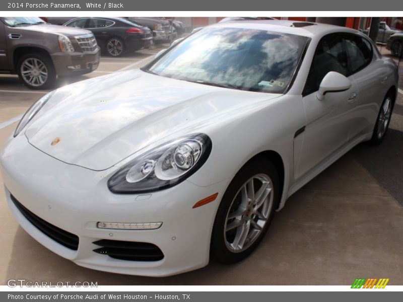 White / Black 2014 Porsche Panamera