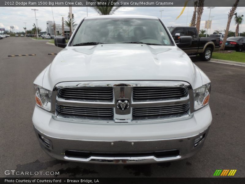 Bright White / Dark Slate Gray/Medium Graystone 2012 Dodge Ram 1500 Big Horn Crew Cab