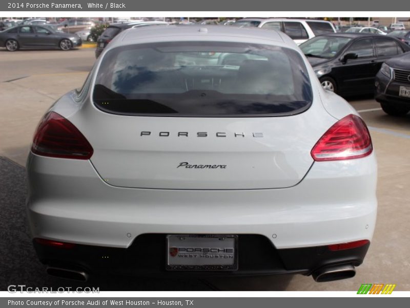 White / Black 2014 Porsche Panamera