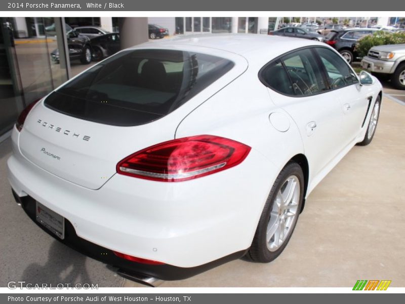 White / Black 2014 Porsche Panamera