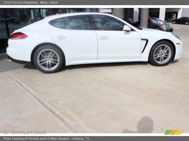 White / Black 2014 Porsche Panamera