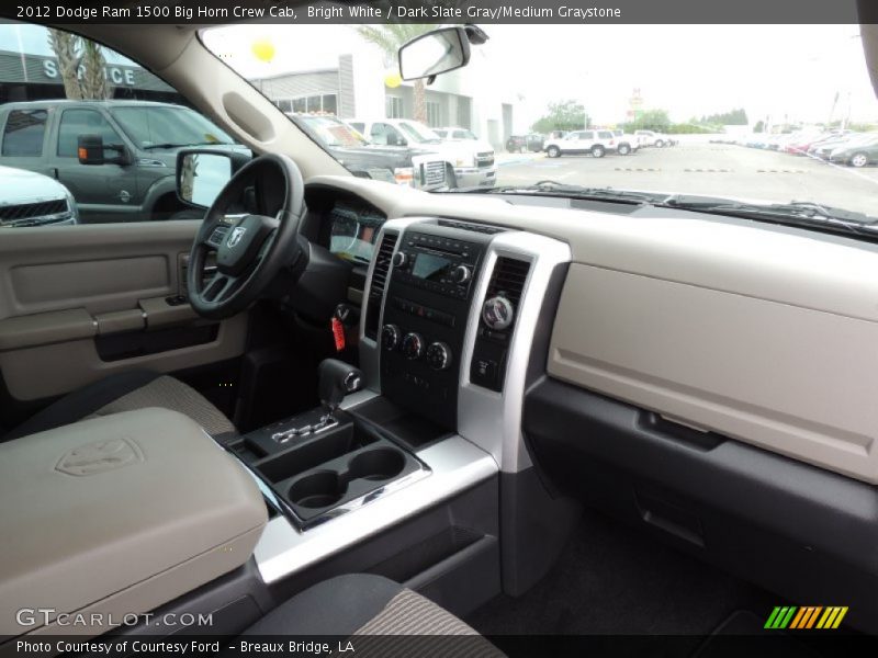 Bright White / Dark Slate Gray/Medium Graystone 2012 Dodge Ram 1500 Big Horn Crew Cab