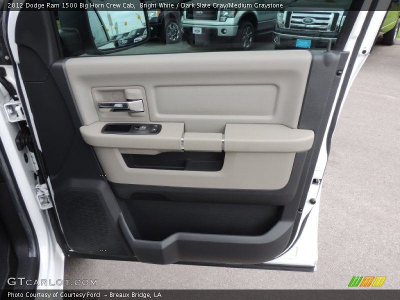 Bright White / Dark Slate Gray/Medium Graystone 2012 Dodge Ram 1500 Big Horn Crew Cab