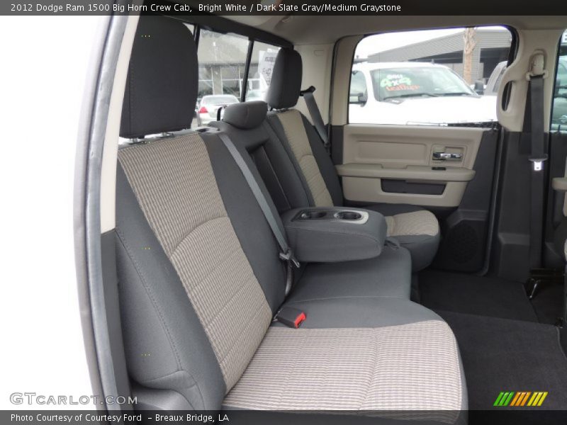 Bright White / Dark Slate Gray/Medium Graystone 2012 Dodge Ram 1500 Big Horn Crew Cab
