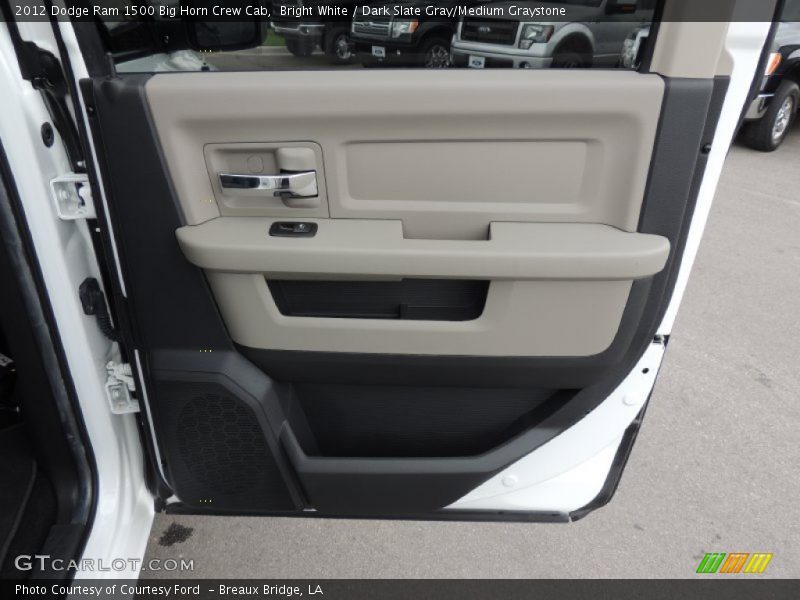 Bright White / Dark Slate Gray/Medium Graystone 2012 Dodge Ram 1500 Big Horn Crew Cab