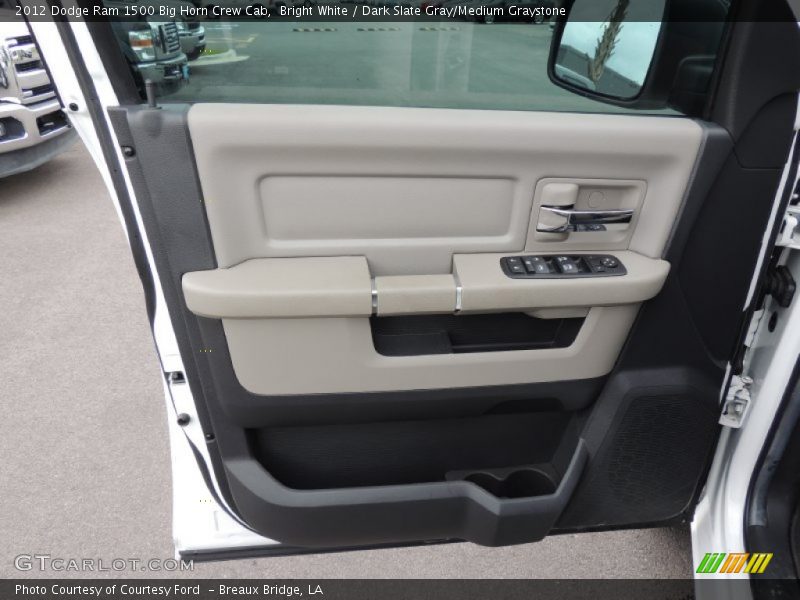 Bright White / Dark Slate Gray/Medium Graystone 2012 Dodge Ram 1500 Big Horn Crew Cab