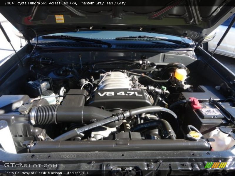 Phantom Gray Pearl / Gray 2004 Toyota Tundra SR5 Access Cab 4x4