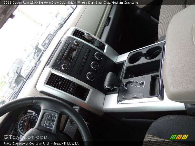 Bright White / Dark Slate Gray/Medium Graystone 2012 Dodge Ram 1500 Big Horn Crew Cab