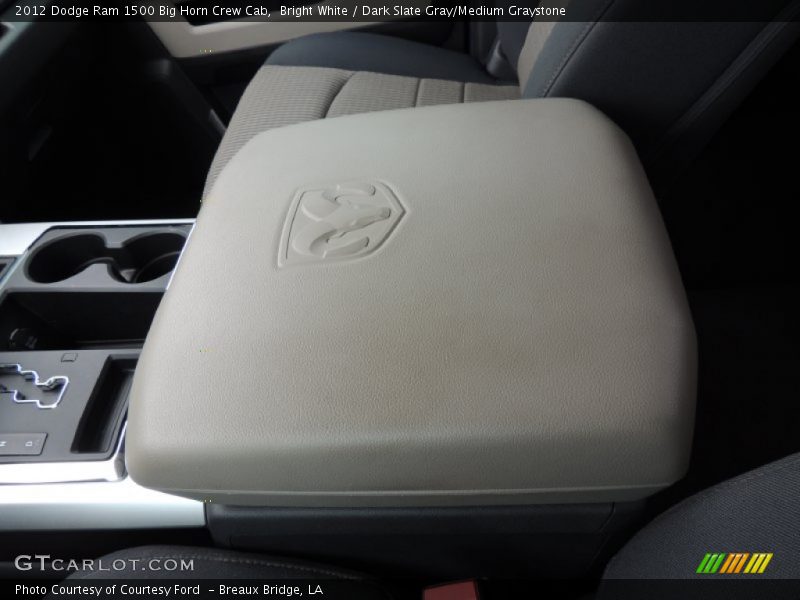 Bright White / Dark Slate Gray/Medium Graystone 2012 Dodge Ram 1500 Big Horn Crew Cab