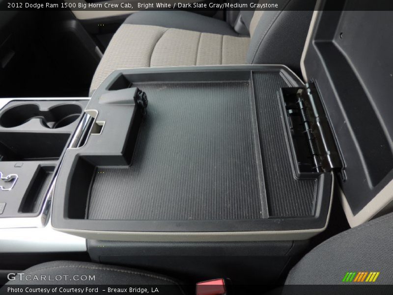 Bright White / Dark Slate Gray/Medium Graystone 2012 Dodge Ram 1500 Big Horn Crew Cab