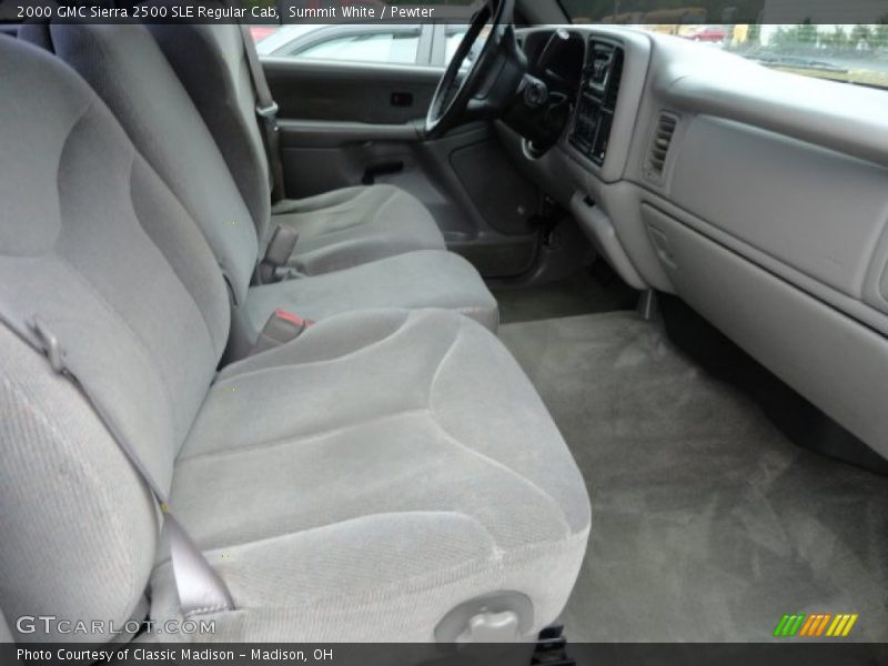 Summit White / Pewter 2000 GMC Sierra 2500 SLE Regular Cab