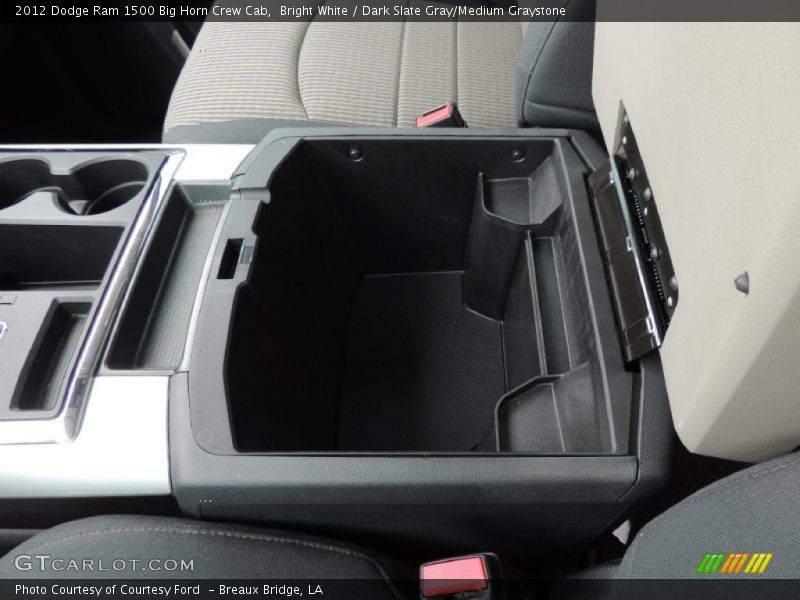 Bright White / Dark Slate Gray/Medium Graystone 2012 Dodge Ram 1500 Big Horn Crew Cab