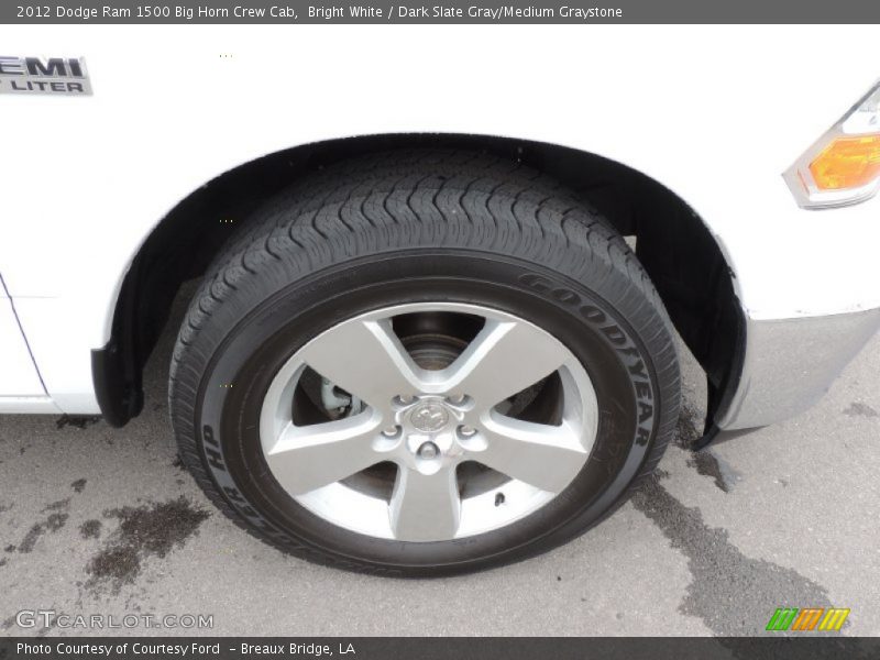 Bright White / Dark Slate Gray/Medium Graystone 2012 Dodge Ram 1500 Big Horn Crew Cab