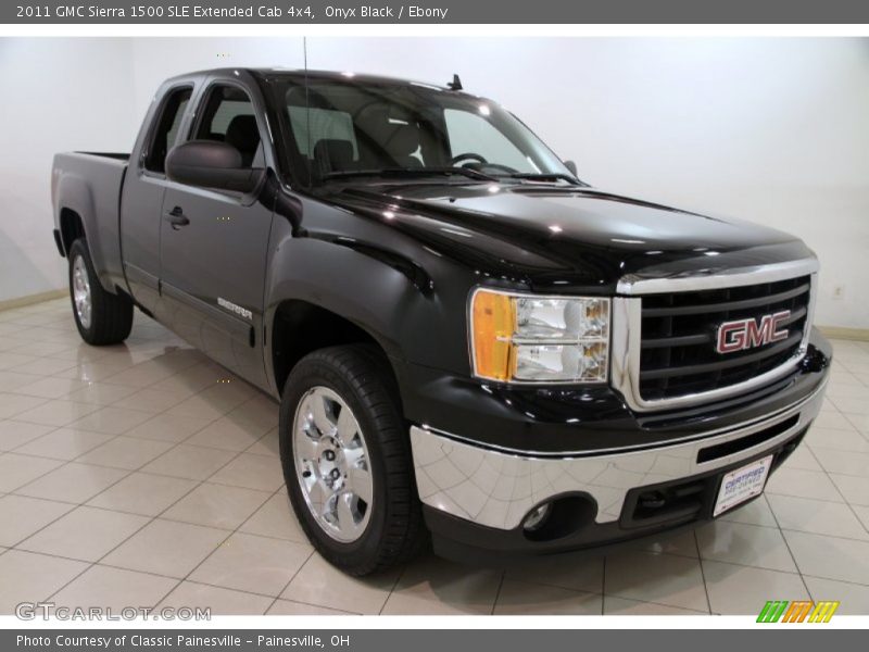 Onyx Black / Ebony 2011 GMC Sierra 1500 SLE Extended Cab 4x4