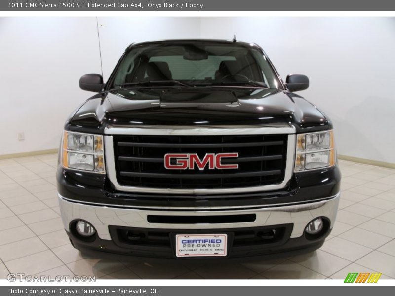 Onyx Black / Ebony 2011 GMC Sierra 1500 SLE Extended Cab 4x4