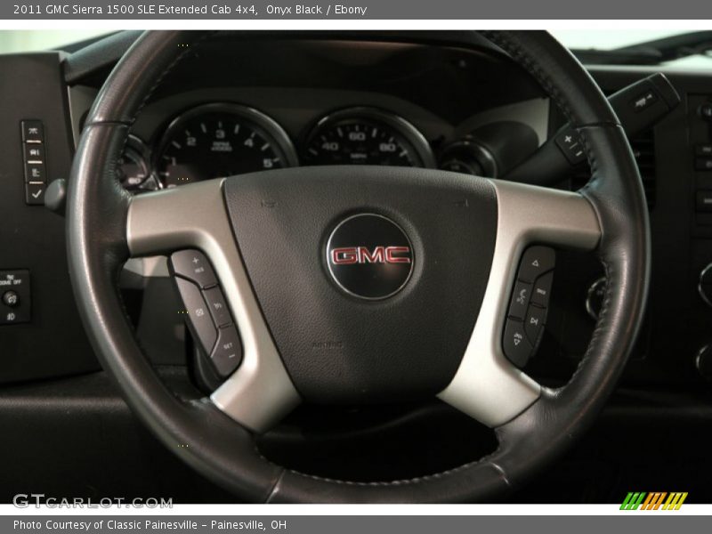 Onyx Black / Ebony 2011 GMC Sierra 1500 SLE Extended Cab 4x4