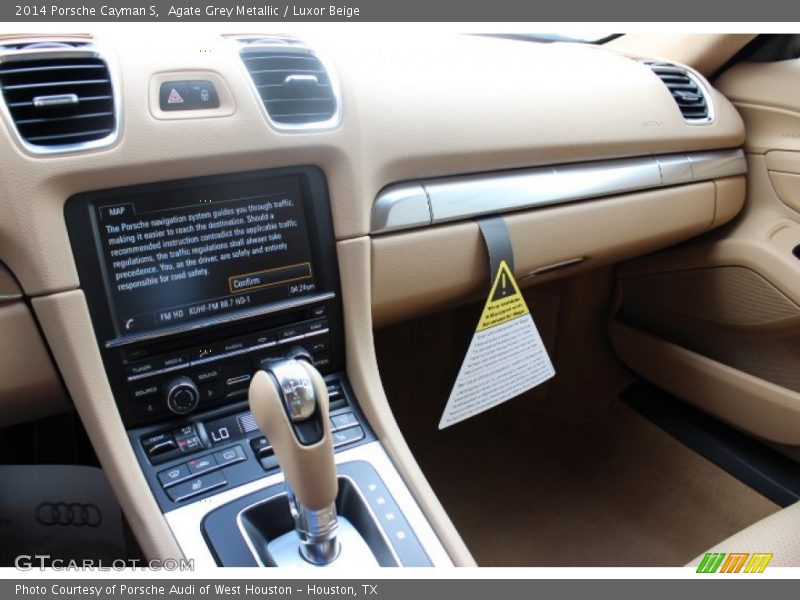 Agate Grey Metallic / Luxor Beige 2014 Porsche Cayman S