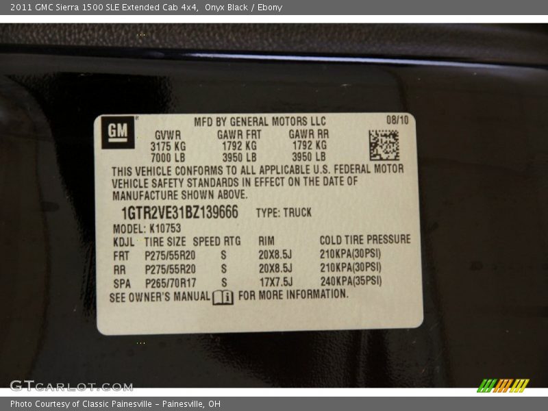 Onyx Black / Ebony 2011 GMC Sierra 1500 SLE Extended Cab 4x4