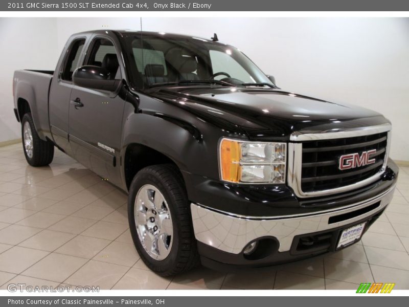 Onyx Black / Ebony 2011 GMC Sierra 1500 SLT Extended Cab 4x4
