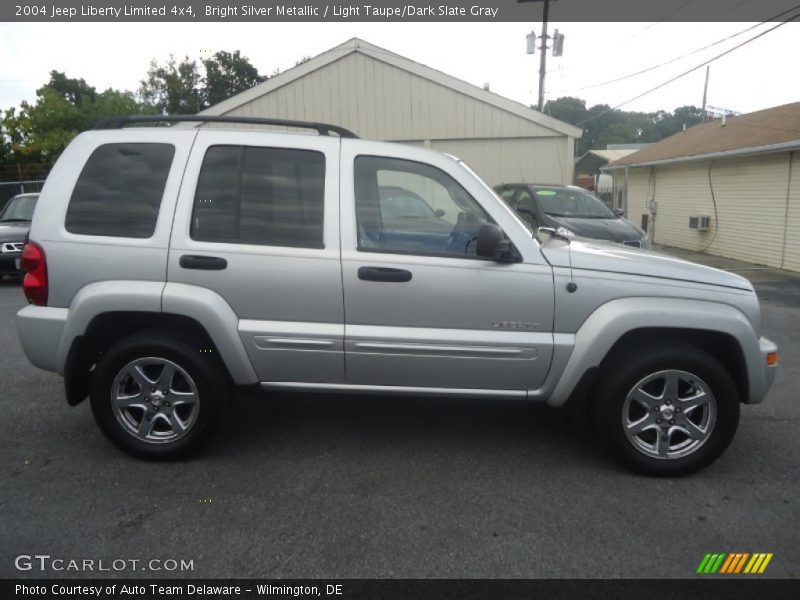Bright Silver Metallic / Light Taupe/Dark Slate Gray 2004 Jeep Liberty Limited 4x4