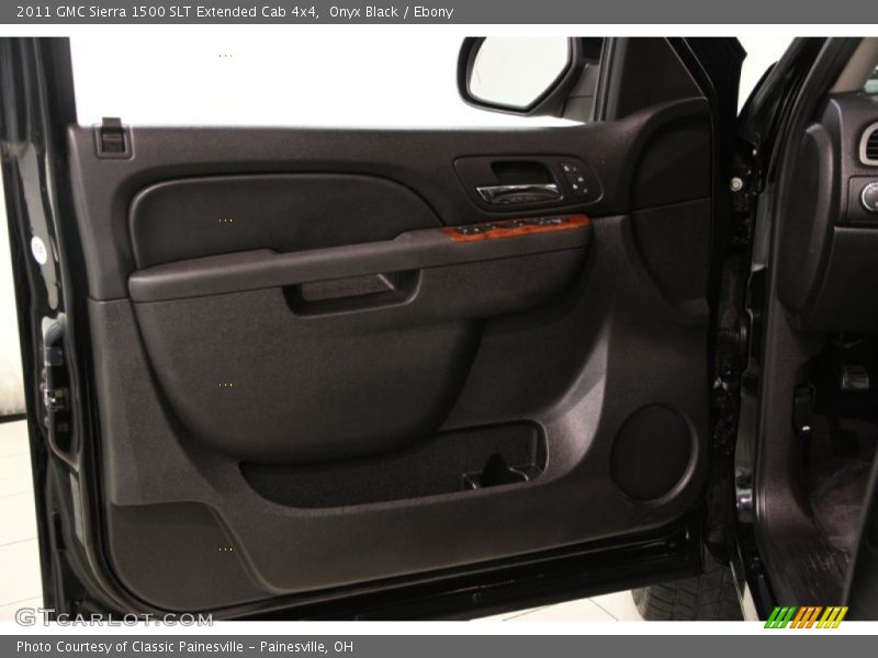 Onyx Black / Ebony 2011 GMC Sierra 1500 SLT Extended Cab 4x4