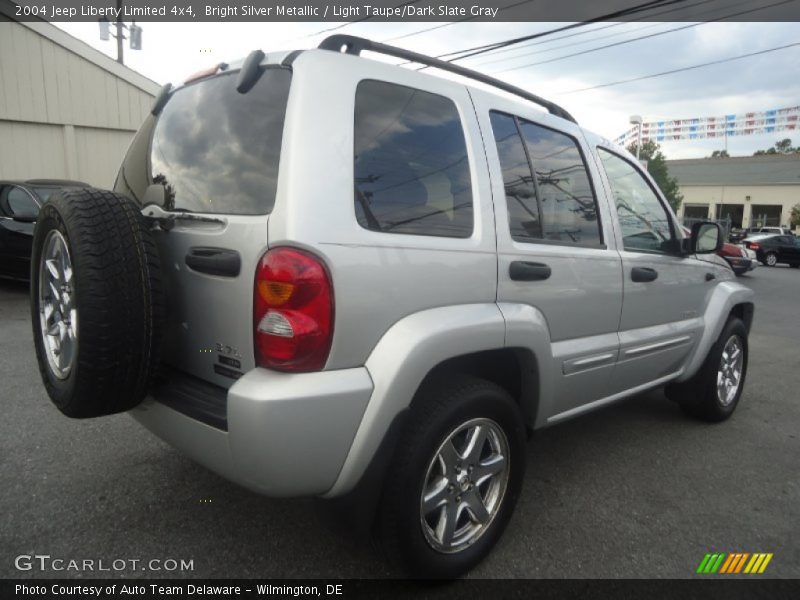 Bright Silver Metallic / Light Taupe/Dark Slate Gray 2004 Jeep Liberty Limited 4x4