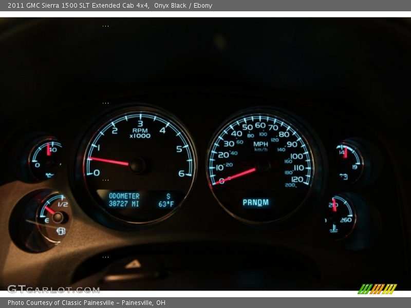 Onyx Black / Ebony 2011 GMC Sierra 1500 SLT Extended Cab 4x4