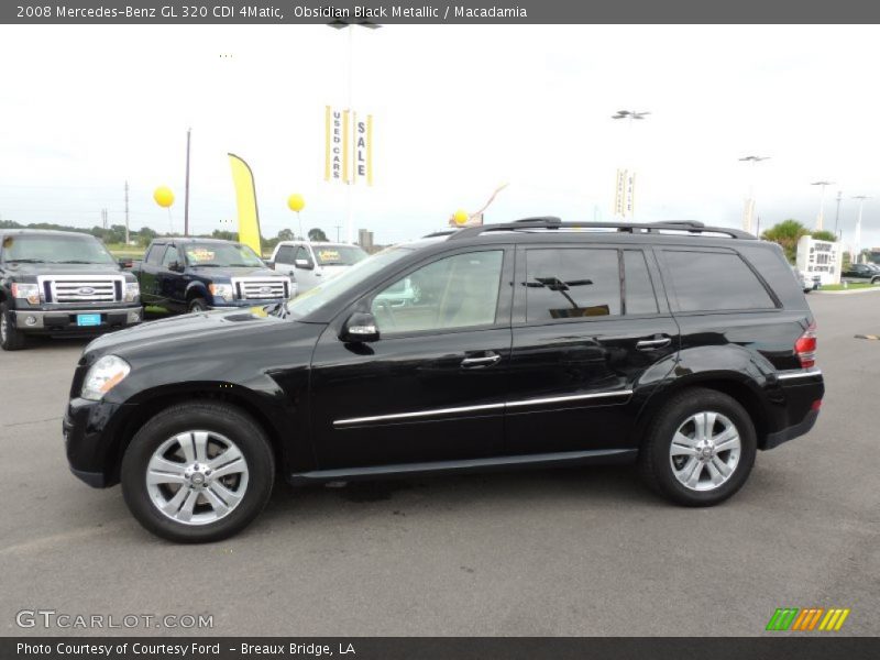 Obsidian Black Metallic / Macadamia 2008 Mercedes-Benz GL 320 CDI 4Matic