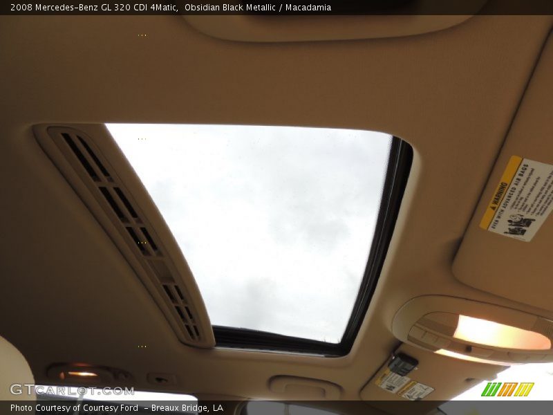 Obsidian Black Metallic / Macadamia 2008 Mercedes-Benz GL 320 CDI 4Matic