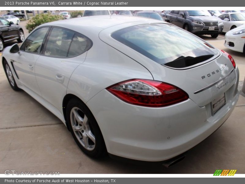 Carrara White / Cognac Natural Leather 2013 Porsche Panamera V6