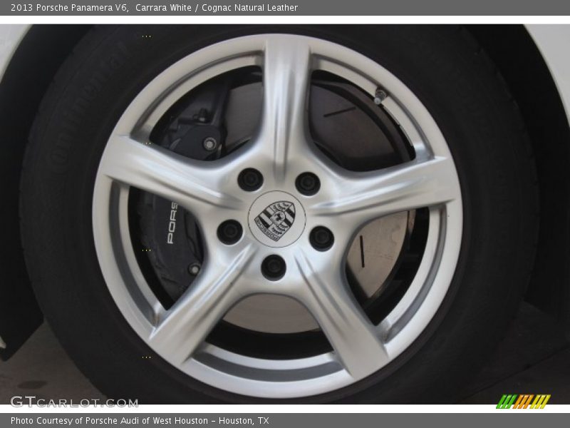 Carrara White / Cognac Natural Leather 2013 Porsche Panamera V6