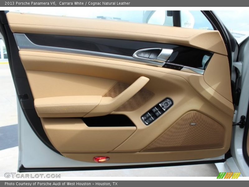 Carrara White / Cognac Natural Leather 2013 Porsche Panamera V6