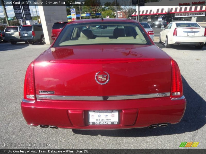 Crimson Pearl / Cashmere 2006 Cadillac DTS Luxury