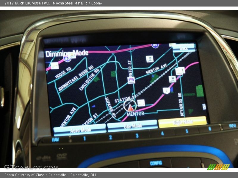 Navigation of 2012 LaCrosse FWD