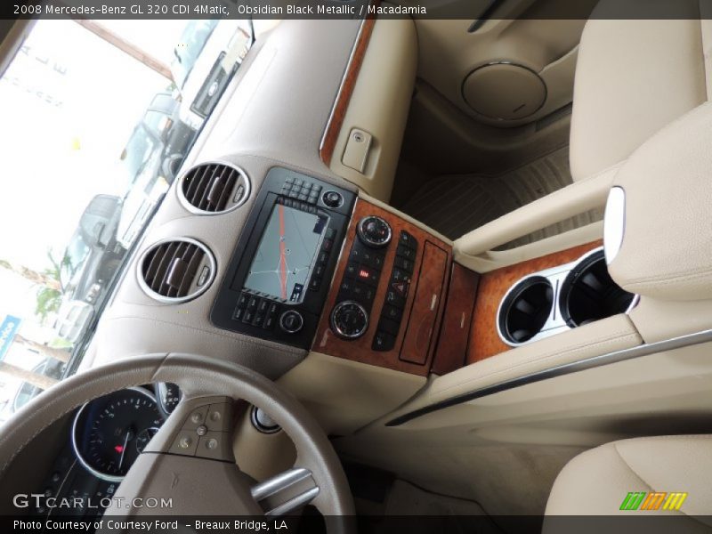 Obsidian Black Metallic / Macadamia 2008 Mercedes-Benz GL 320 CDI 4Matic